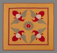 Quilt, Four Eagles pattern