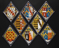 Eight heraldic quarries