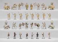 Chessmen (32) and box-board