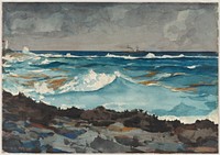 Shore and Surf, Nassau by Winslow Homer