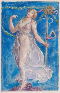 A Bacchante by John La Farge