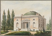 The Pennsylvania Academy of the Fine Arts, Philadelphia (Copy after an Engraving in The Port Folio Magazine, June 1809) by Pavel Petrovich Svinin