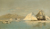 Off Greenland&mdash;Whaler Seeking Open Water by William Bradford