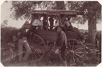 Group with Horse-Drawn Carriage