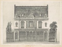 Maison élevée Rue St. Georges par M. Renaud by Armand-Hippolyte-Louis Fizeau