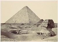 The Sphynx and Great Pyramid, Geezeh