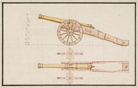 Construction Drawing of a Cannon