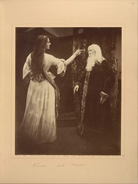 Vivien and Merlin by Julia Margaret Cameron