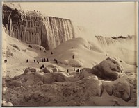 Ice Bridge and the American Falls, Niagara, New York by Unknown