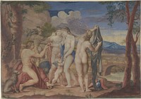 Judgment of Paris, Anonymous, Italian, 19th century