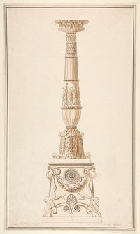 Design for a candlestick