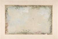 Designs for Ceilings with Clouds and Birds by Charles Monblond