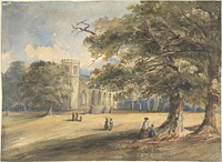 View of a Churchyard, Southborough, Kent by Anonymous, British, 19th century