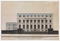 Elevation of the Facade of the Hôtel de Montholon, Paris