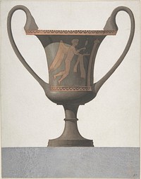 Greek Vase featuring Eros