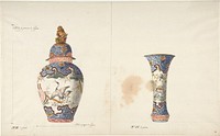 Design for Two Vases