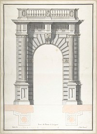 Portone del Palazzo di Carbogniani by Pietro Paolo Coccetti (Cocchetti)