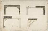 Designs for Tables, Anonymous, French, 19th century