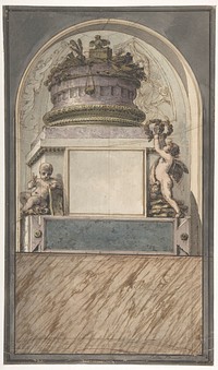 Design for a Monument by Pietro Fancelli