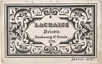 Trade Card by Jules Lachaise and Eugène Pierre Gourdet