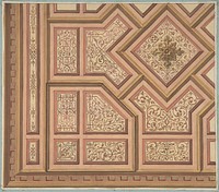 Design for Ceiling, Château de Cangé