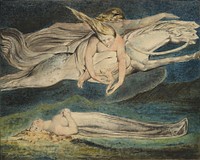 Pity by William Blake. Original public domain image from The Metropolitan Museum of Art.