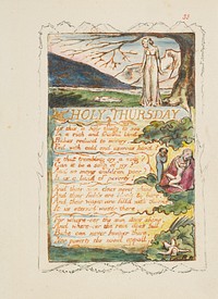 Songs of Innocence and of Experience: Holy Thursday by William Blake. Original from The Metropolitan Museum of Art.