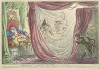 Ci-devant Occupations; or, Madame Talian and the Empress Josephine Dancing Naked before Barrass in the Winter of 1797. - A Fact!  by Various artists/makers