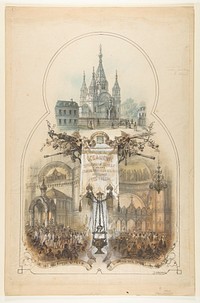 Russian Orthodox Cathedral, Paris, Anonymous, French, 19th century