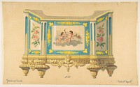 Design for a Jardiniere, Anonymous, French, 19th century