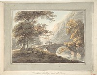 Denham Bridge upon the Tavy by William Payne