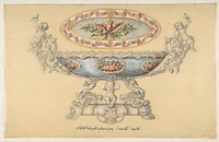 Design for a Porcelain Cup, Anonymous, French, 19th century