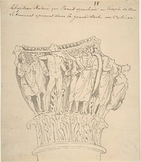 Drawing of Capital from the Vatican