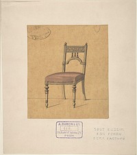 Design for a Chair by A. Damon et Cie.