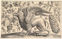 A Griffin, after Wenceslaus Hollar (Bohemian, Prague 1607–1677 London)