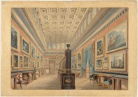 The Flemish Picture Gallery, the Mansion of Thomas Hope, Duchess Street, Portland Place by Robert William Billings