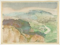 Edgar Degas's Landscape by Edgar Degas