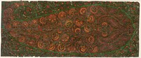 Motif from Kashmir Shawl: Pheerozee (Turquoise Color), No. 23, By Order of Mahummud Azeem Khan, Anonymous, Indian, 19th century