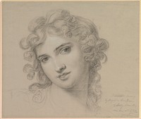 Portrait of Emma Hamilton by Angelica Kauffmann