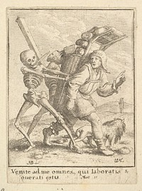 The Pedlar, from the Dance of Death by Wenceslaus Hollar