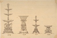 Designs for Two Servers and Two Compote Dishes