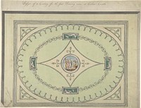 Design for a Ceiling for the First Drawing Room at Culzean Castle, Ayrshire