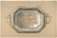 Design for an Embossed Silver Platter