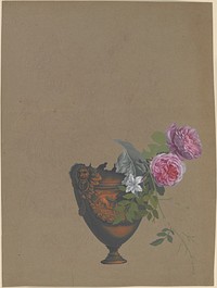 Vase of Flowers by Anonymous, French, 19th century