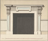 Design for a Chimneypiece by John Yenn