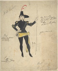 Costume Drawing for Little John