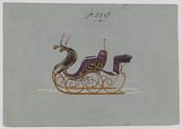 Design for Rumble Sleigh, no. 3869, Manufacturer : Brewster & Co.