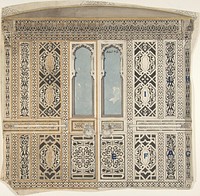 Moorish Wall Elevation by Anonymous, British, 19th century