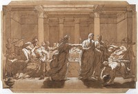 The Death of Britannicus by Alexandre Denis Abel de Pujol