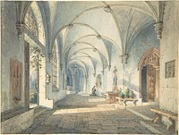 Cloisters in a Nunnery 